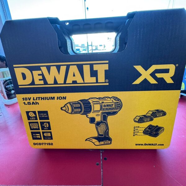 Dewalt DCD771S2-B5 18V Cordless Compact Drill Driver