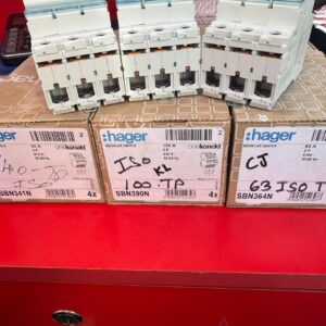 Hager 3-Pole Modular Switch with Big Terminals – 40A to 125A (SBN Series)