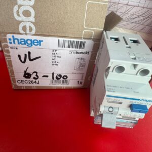 Hager RCCB 2P 25A–63A 100mA AC Class