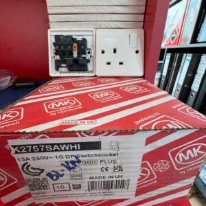 MK Electric Logic Plus 1 Gang 13A Switch Socket