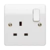 MK Electric Logic Plus 1 Gang 13A Switch Socket