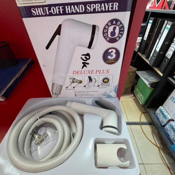 Milano Deluxe Plus Shut-Off Hand Sprayer – White