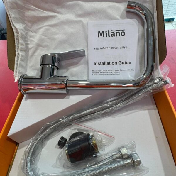 Milano Turbo Plus Sink Mixer – Chrome