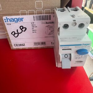 Hager RCCB 2P AC Class 100mA – 80A / 100A (CE281Z & CE285Z)