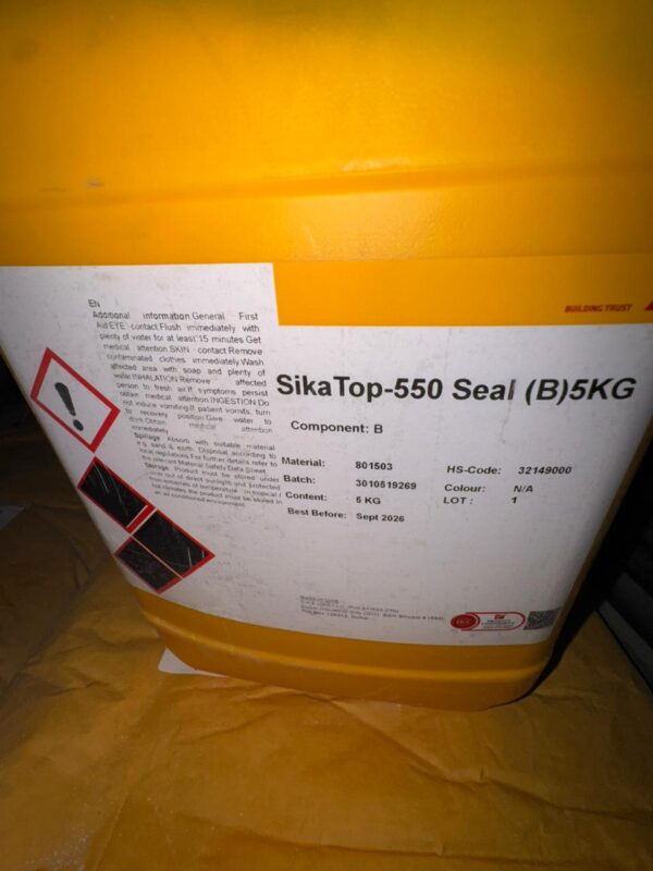 SIKA Master Seal 550 Seal – Flexible Waterproofing Mortar