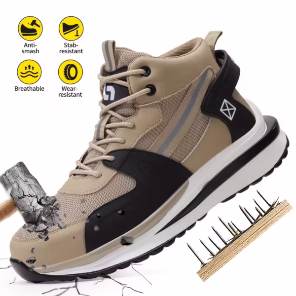SIPRO Safety Shoes SI 58725 – Light Brown