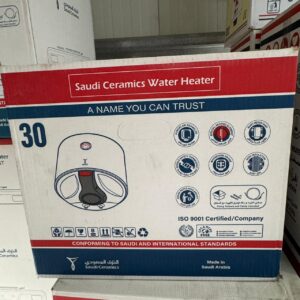 Saudi Ceramics FAT 30L Vertical – 1200W Electrical Water Heater
