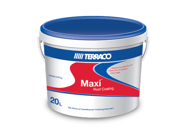 Terraco Maxi Roof Coating – Grey/White – 20kg (Acrylic Waterproofing)