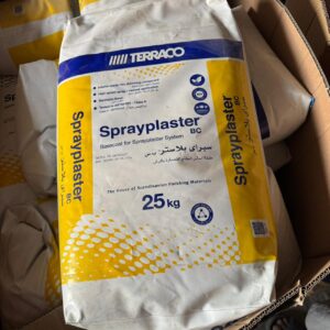 Terraco Sprayplaster BC 25kg – Base Coat Leveling Plaster (Interior) 1 Terraco Sprayplaster BC 25kg – Base Coat Leveling Plaster (Interior)
