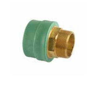 Wefatherm Transition Hexagon Male PP-R / Brass – SDR 6 (Green)
