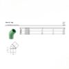 Wefatherm Elbow 45° long PP-RCT SDR 11 – Green