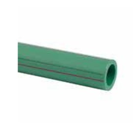 Wefatherm Pipe Fiber SDR 9 PP-RCT – Green (4 Meter Length, Red Stripes)