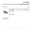Wefatherm Pipe Union Brass Male PP-R/Brass SDR 6 – Green