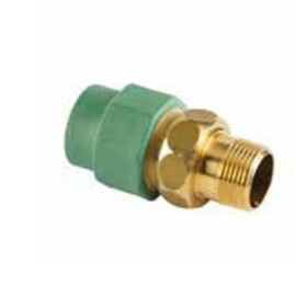 Wefatherm Pipe Union Brass Male PP-R/Brass SDR 6 – Green