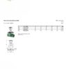 Wefatherm Stop Valve Concealed Assembly PP-R/Chrome Plated SDR 6 – Green