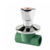 Wefatherm Stop Valve Concealed Assembly PP-R/Chrome Plated SDR 6 – Green