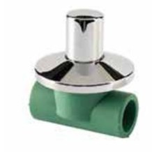 Wefatherm Stop Valve Concealed Assembly (Tamper Resistant) PP-R.Chrome Plated SDR 6 – Green 2 Wefatherm Stop Valve Concealed Assembly (Tamper Resistant) PP-R/Chrome Plated SDR 6 – Green