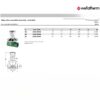 Wefatherm Stop Valve Concealed Assembly – Extended PP-R/Chrome Plated SDR 6 – Green