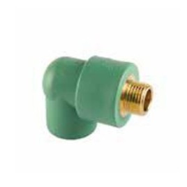 Wefatherm Transition Elbow 90° Male PP-R/Brass SDR 6 – Green