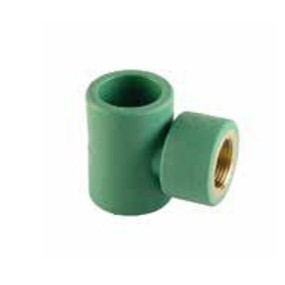 Wefatherm Transition Tee Female PP-R/Brass SDR 6 – Green