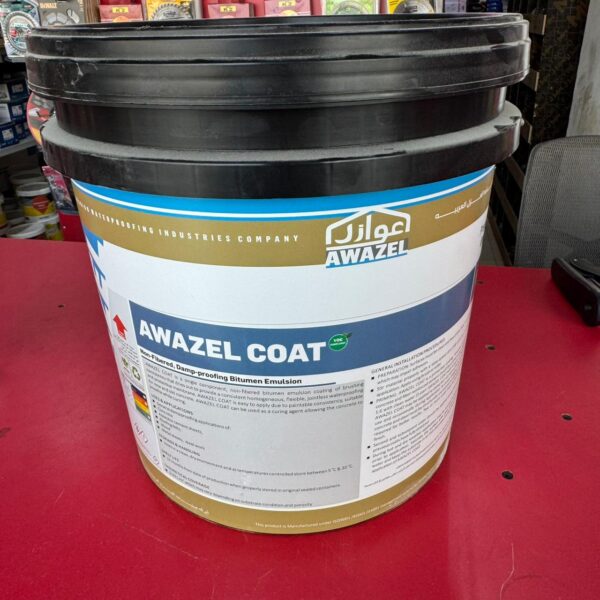 Awazel Damp Coat – 15L Liquid Dampproofing Bitumen Coating