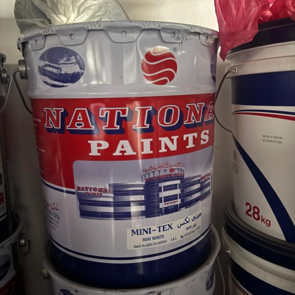 National Paints Minitex Textured Coating – White, 3.6L & 18L