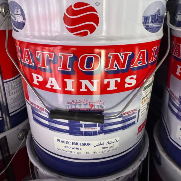 National Paints Plastic Emulsion Paint (18L & 3.6L)