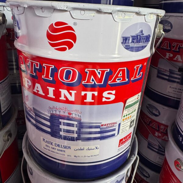 National Paints Plastic Emulsion Paint (18L & 3.6L)