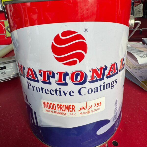 National Paints Wood Primer (0.9L & 3.6L & 18L)