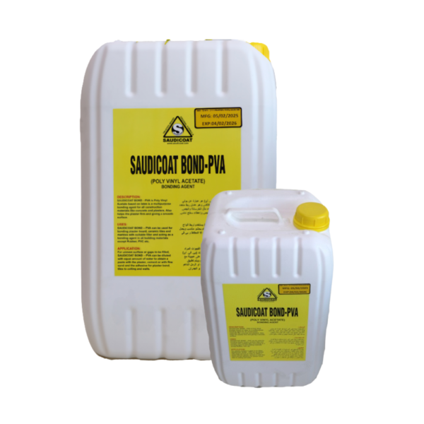 SAUDICOAT BOND-PVA (Poly Vinyl Acetate) Bonding Agent – 20 Ltr 1 2 SAUDICOAT BOND-PVA (Poly Vinyl Acetate) Bonding Agent – 20 Ltr