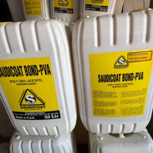SAUDICOAT BOND-PVA (Poly Vinyl Acetate) Bonding Agent – 20 Ltr 1 SAUDICOAT BOND-PVA (Poly Vinyl Acetate) Bonding Agent – 20 Ltr