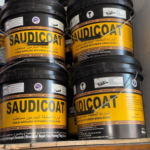 SaudiCoat WB – Cold Applied Bitumen Emulsion, 15 kg 2 SaudiCoat WB – Cold Applied Bitumen Emulsion, 15 kg