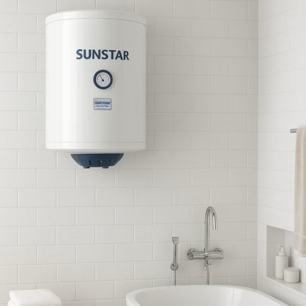 SunStar Electric Water Heater – 50L Capacity | 2000W | Made in Oman
