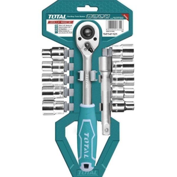 Total 12PCS 1/2" Socket Set – THT141121