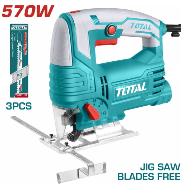Total 570W Jigsaw with Laser Guide - TS206656