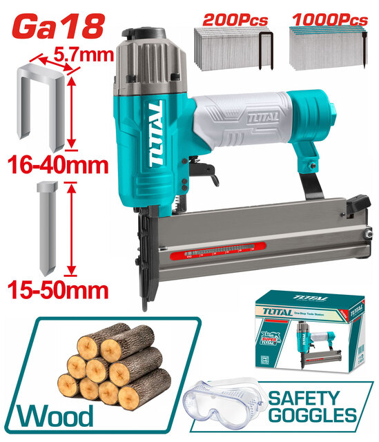 Total GA18 2-in-1 Nailer & Stapler - TAT81501