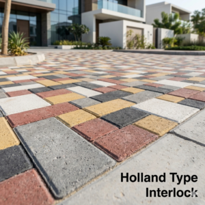 Interlock Holland Type – Concrete Paving Blocks