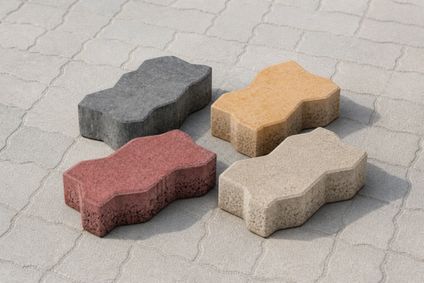 Interlock UNI Type – Heavy Duty Concrete Pavers